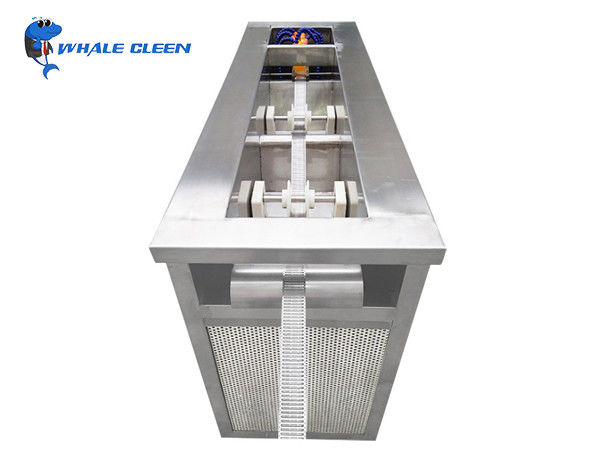 540W Power And 62L Capapcity 40K Metal Belt Ultrasonic Cleaner For Stamping