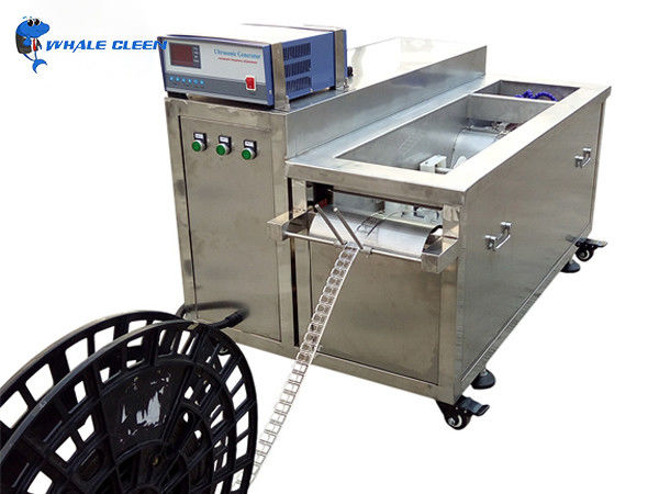 540W Power And 62L Capapcity 40K Metal Belt Ultrasonic Cleaner For Stamping