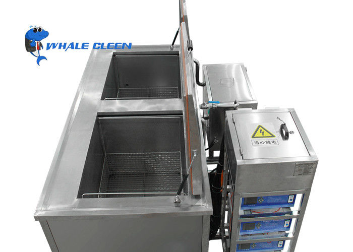 264L Double Tank Ultrasonic Cleaner For Engine Head Carb Assemblies Strainer