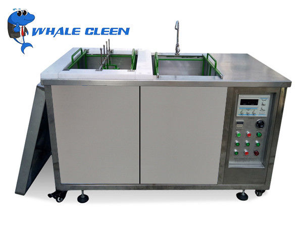 Double Tanks Electrolytic Ultrasonic Cleaning Equipment For Mold Washing Remove Grease Rust Stains