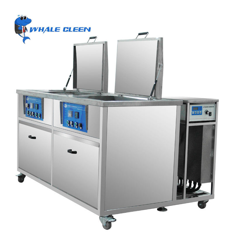 Double Tank Ultrasonic Cleaner 264L For Hardware Automotive Parts Plastics