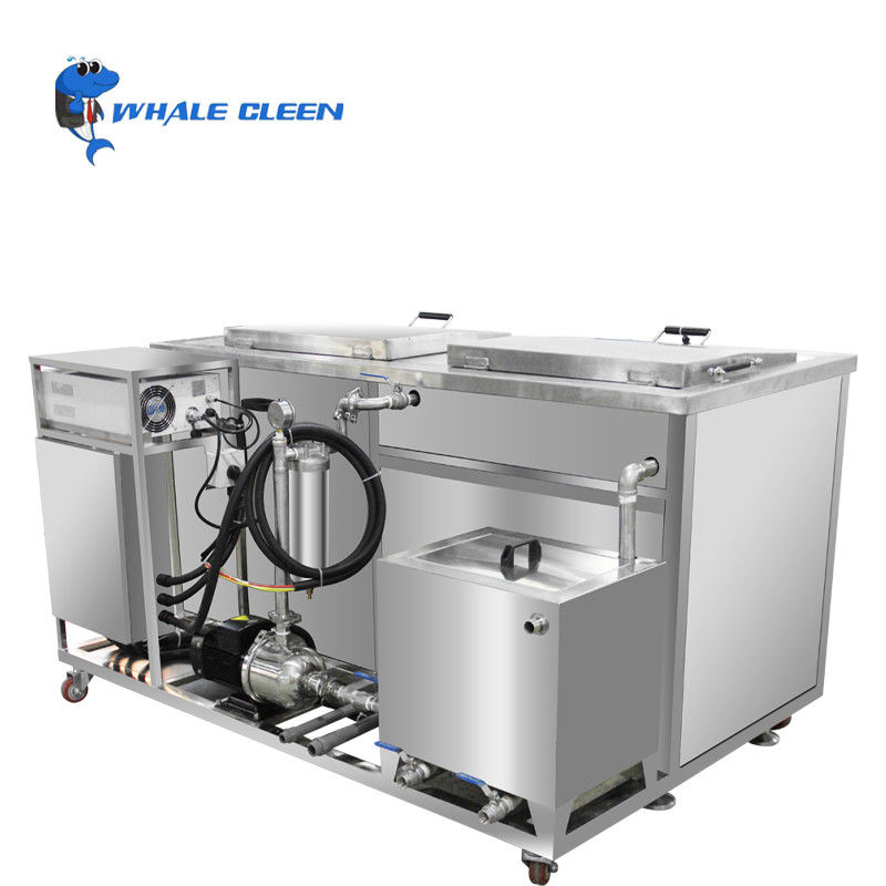 Double Tank Ultrasonic Cleaner 264L For Hardware Automotive Parts Plastics
