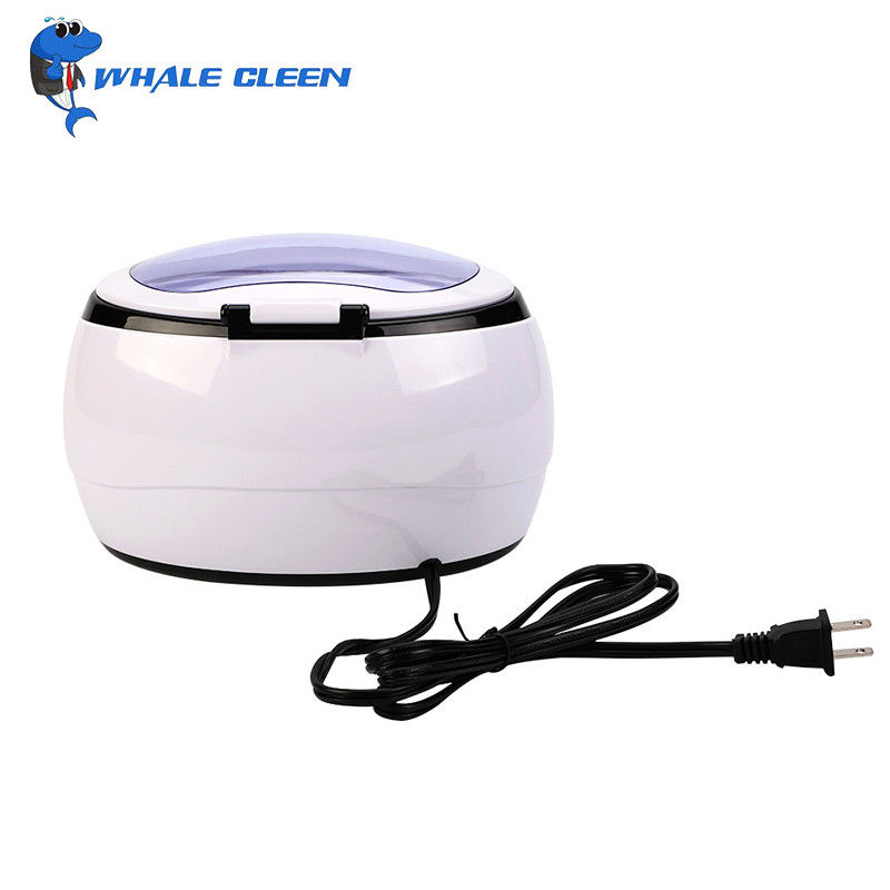 Plastic Shell 40KHz 650ml Ultrasonic Cleaner For Jelwery Glasses Workshop or Household