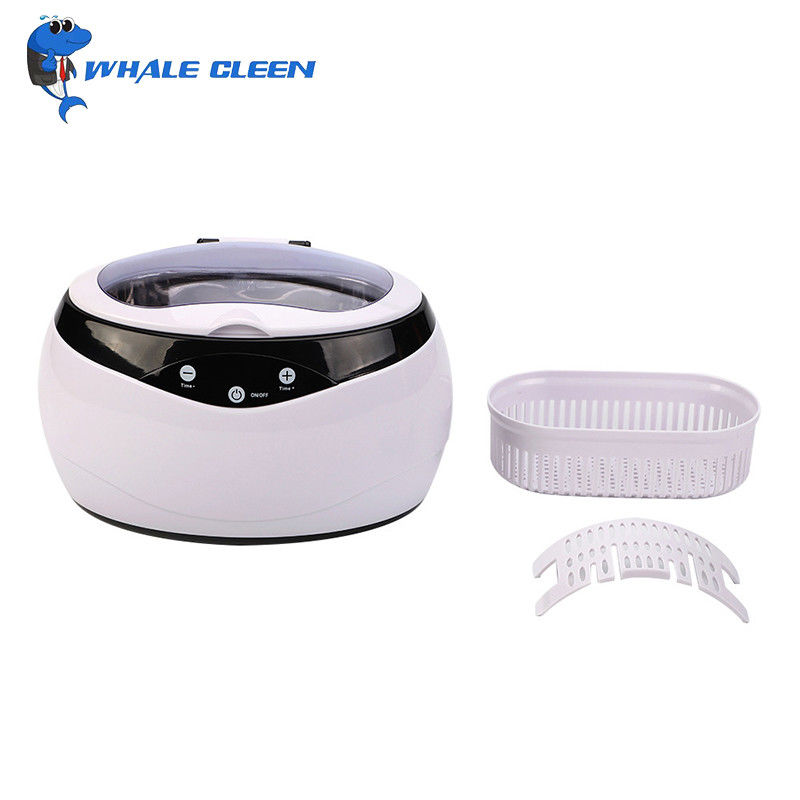 Plastic Shell 40KHz 650ml Ultrasonic Cleaner For Jelwery Glasses Workshop or Household