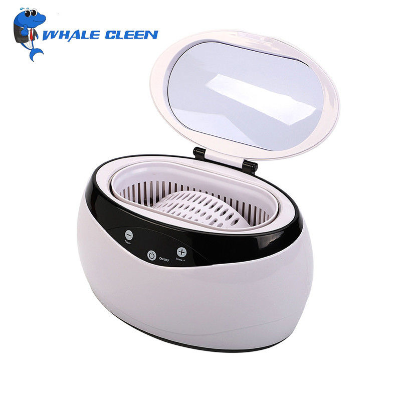 Plastic Shell 40KHz 650ml Ultrasonic Cleaner For Jelwery Glasses Workshop or Household