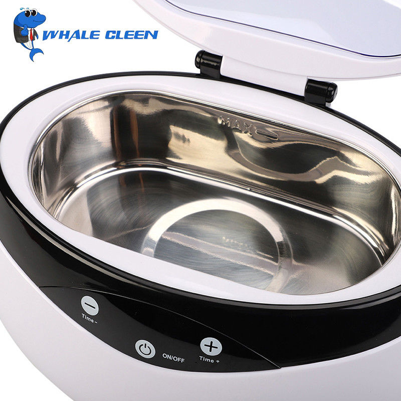Plastic Shell 40KHz 650ml Ultrasonic Cleaner For Jelwery Glasses Workshop or Household