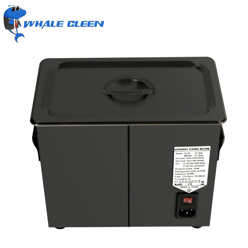 Stainless Steel 120W 3.2L Pistol Ultrasonic Cleaner for Semiwave Degas