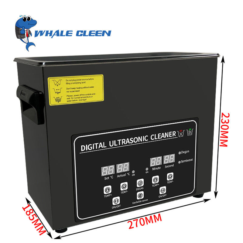 Stainless Steel 120W 3.2L Pistol Ultrasonic Cleaner for Semiwave Degas