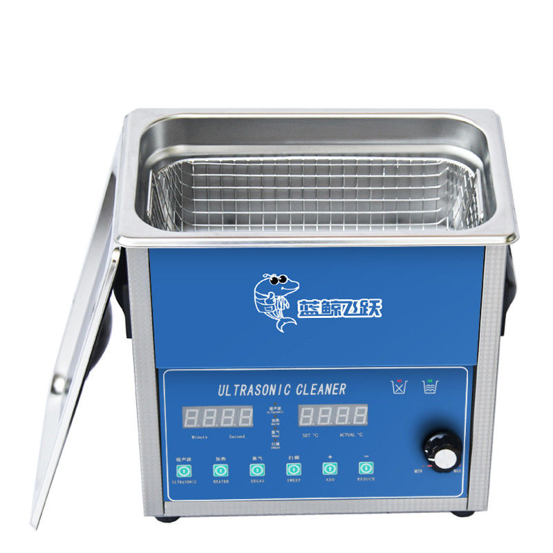 3.2L 180W Ultrasonic Cleaner with Heating Degas Semiwave for Jewelry Glasses Lensens Razors