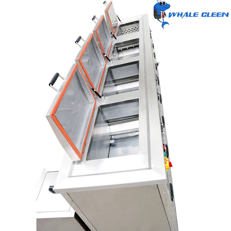 Four Slots 264L Each Ultrasonic Parts Cleaner 40Khz Industrial Engineering Washing