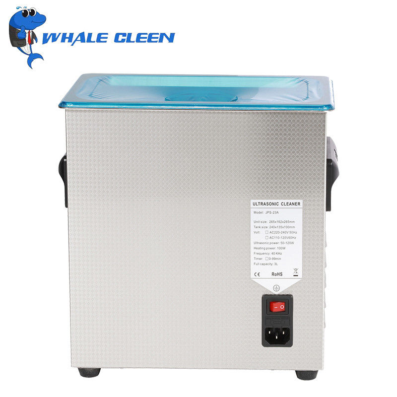 CE ROHS 3.2L Ultrasonic Gun Cleaner 20-80C Adjustable Concave Surface
