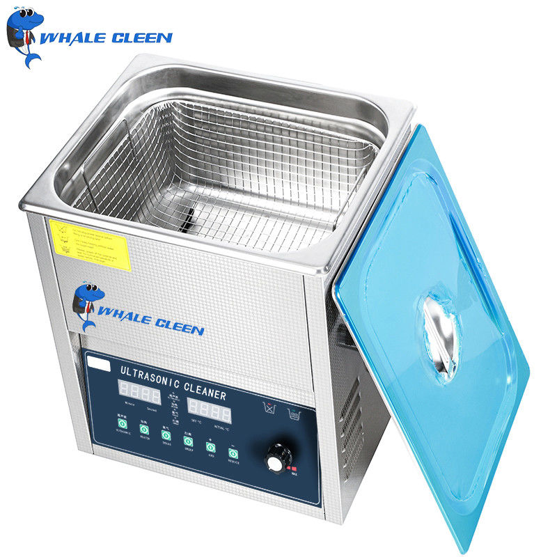 Blue Whale 6.5L Ultrasonic Jewelry Cleaning Machine 20-80C Concave Surface
