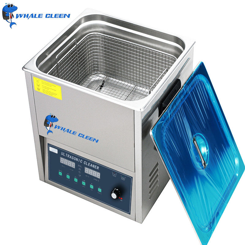 14.5L Blue Whale Digital Ultrasonic Cleaner 20-80C Adjustable Concave Surface