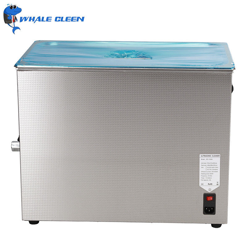 30L Ultrasonic Carb Cleaner 20-80 Centigrade Degree Adjustable Concave Surface