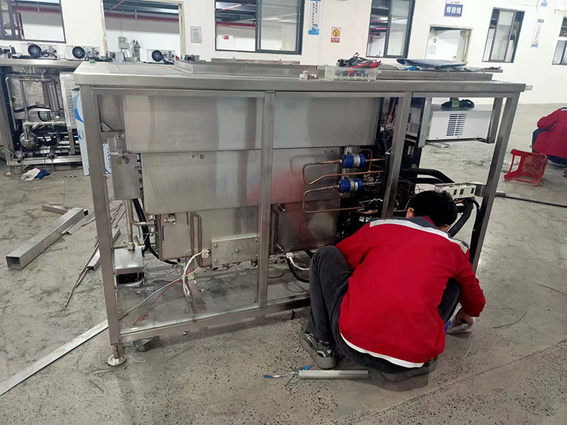 Two Tanks Adjustable Power Ultrasonic Cleaner Gas Phase Refrigeration 264L 360L 560L 540L