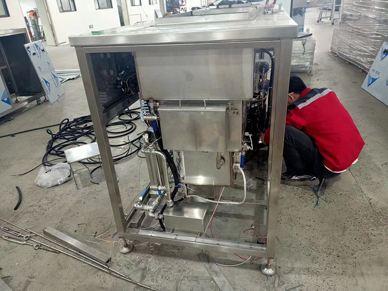 Two Tanks Adjustable Power Ultrasonic Cleaner Gas Phase Refrigeration 264L 360L 560L 540L