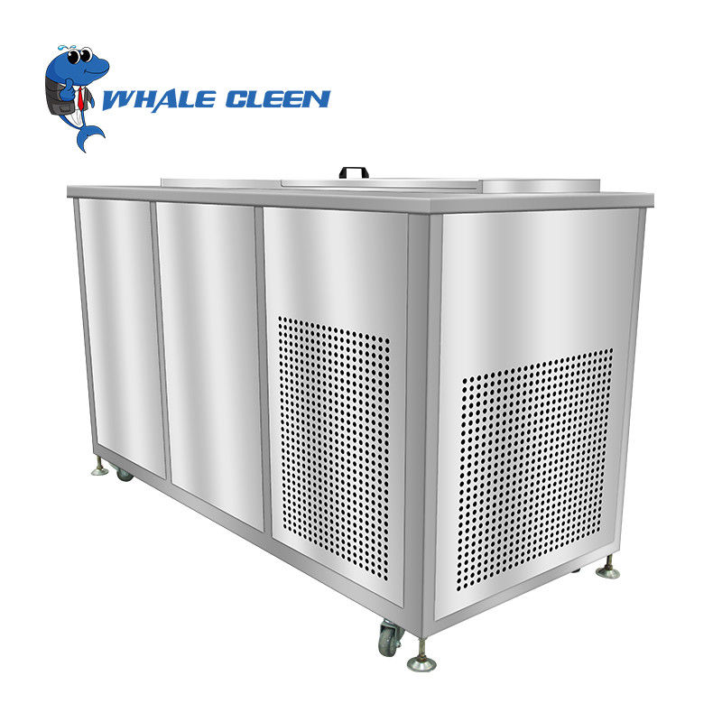 Blue Whale Two Tanks Adjustable Power Ultrasonic Cleaning Machine 360L with Chiller