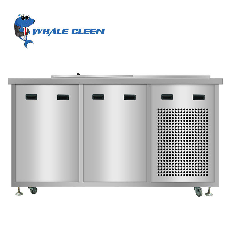 Blue Whale Two Tanks Adjustable Power Ultrasonic Cleaning Machine 360L with Chiller
