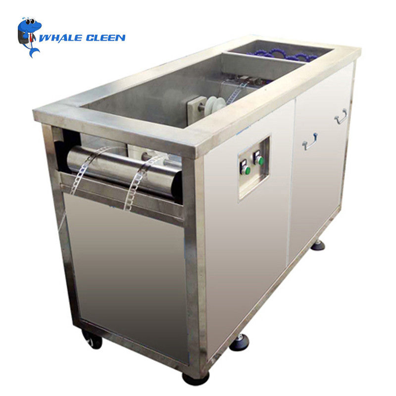 Conveyor Mesh Belt Through Type Industrial Ultrasonic Cleaner To Remove Oil Grease Stains