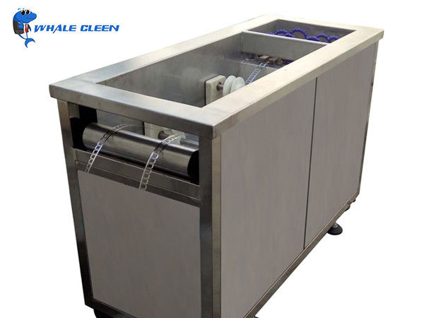 Timer Adjustable Industrial Ultrasonic Cleaner Automatic Conveyor Mesh Belt Through Type