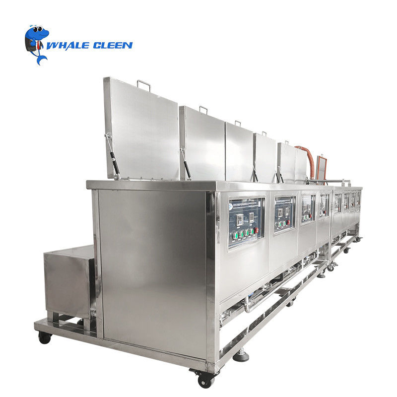 28Khz / 40khz Industrial Ultrasonic Cleaner Eight Tanks With Cleaning Rinsing Drying