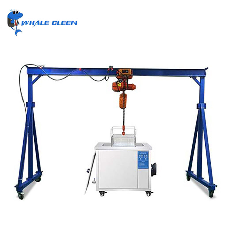 Ultrasonic Cleaning Machine With Crane For Engine Block Parts Diesel Injectors Nozzles