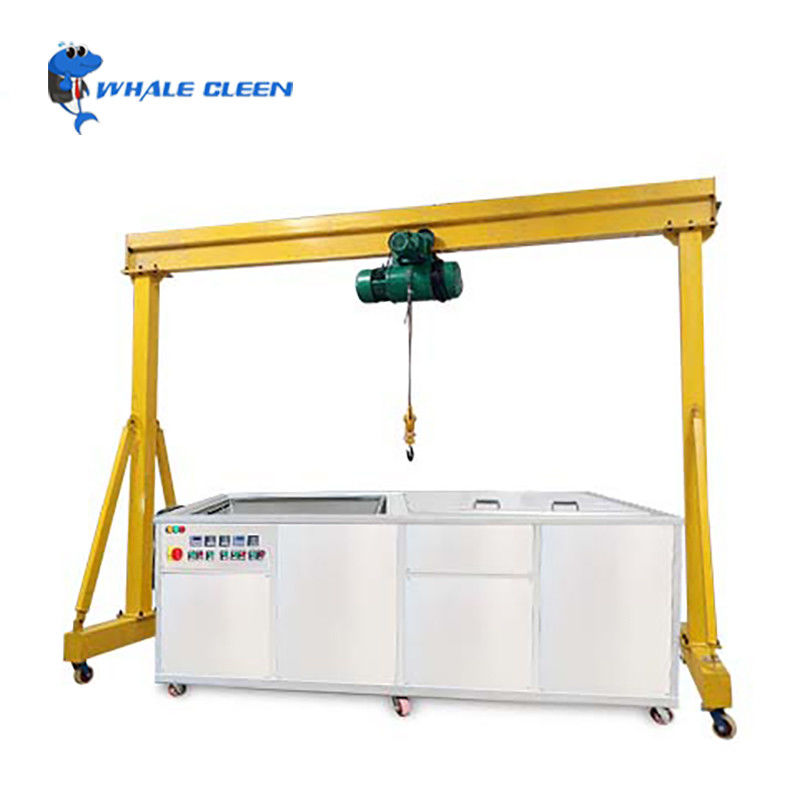 Ultrasonic Cleaning Machine With Crane For Engine Block Parts Diesel Injectors Nozzles