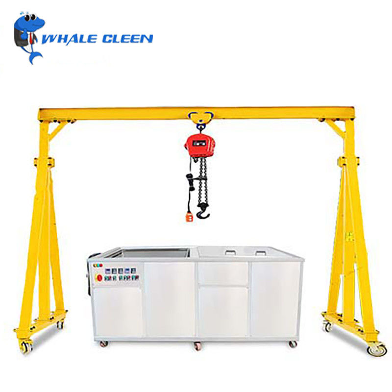 Ultrasonic Cleaning Machine With Crane For Engine Block Parts Diesel Injectors Nozzles