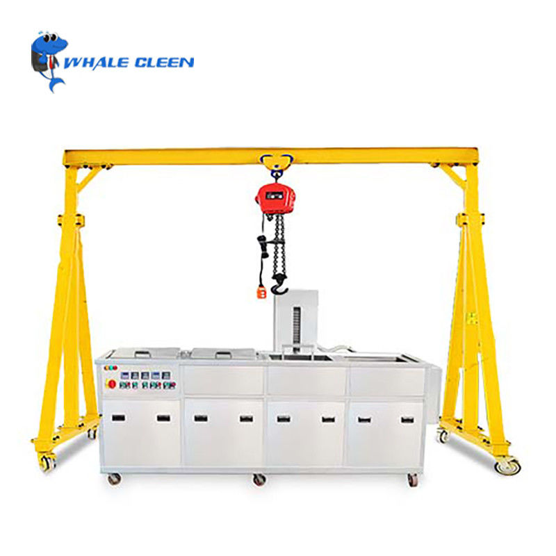 Ultrasonic Cleaning Machine With Crane For Engine Block Parts Diesel Injectors Nozzles