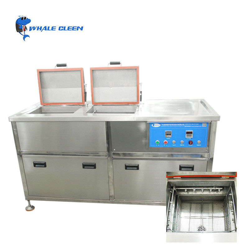 Two Tanks 96L Industrial Ultrasonic Cleaner With Cleaning Heating And Spraying Function