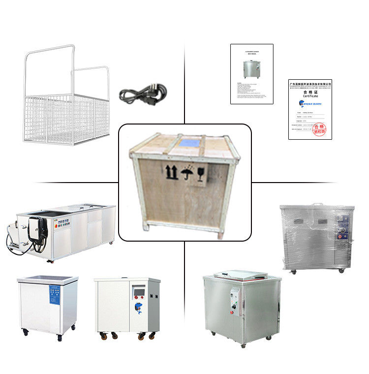135L Ultrasonic Cleaner AC220V AC380V 3 Phase For Aircraft Parts