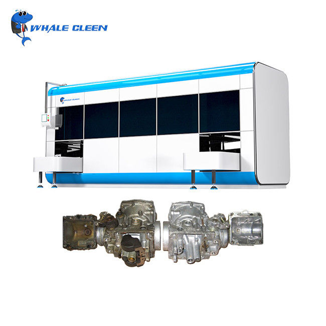 Six Tank Industrial Ultrasonic Cleaner , Hydrocarbon Vacuum Automatic Ultrasonic Cleaning Machine