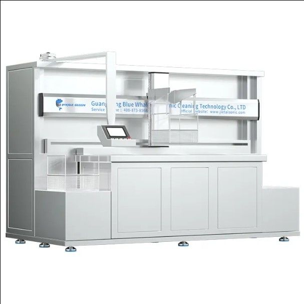 Customizable Three Tanks PLC Automatic Mechanical Arm Industrial Ultrasonic Cleaner
