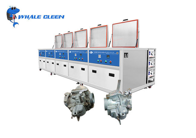 5 Soak Tanks Industrial Ultrasonic Cleaning Machine 264L Capacity with Filtration and Multi-Function