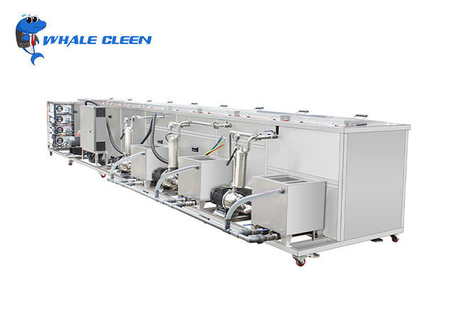 5 Soak Tanks Industrial Ultrasonic Cleaning Machine 264L Capacity with Filtration and Multi-Function