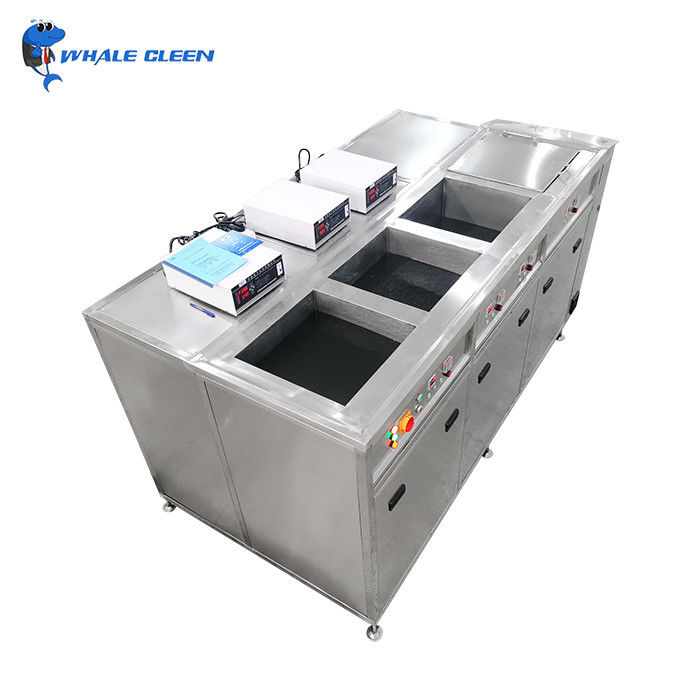 Advanced 1.2KW Ultrasonic Cleaning Machine for Engine Block 40KHz Frequency Four Tank Design