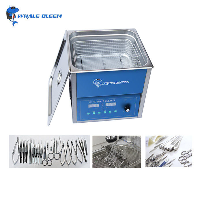 Best 15L Ultrasonic Cleaner With Stainless Sink 1-30 Mins Adjustable Timer For Jewelry And Ring Eyeglasses