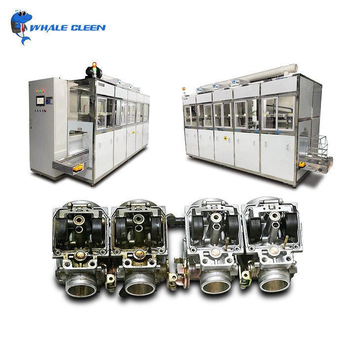 Custom Five Tanks Fully Automatic Industrial Ultrasonic Cleaning Machine 20-95C Adjustable Heater For Hardware Accessories