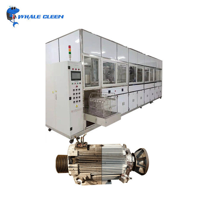 Industrial Automatical Ultrasonic Cleaner With PLC System For Automobile Parts Oil Removal