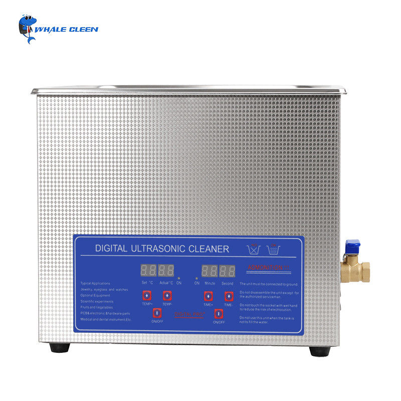 Digital Control 15L Ultrasonic Parts Cleaner 450W Heating Power For Bicycle Parts