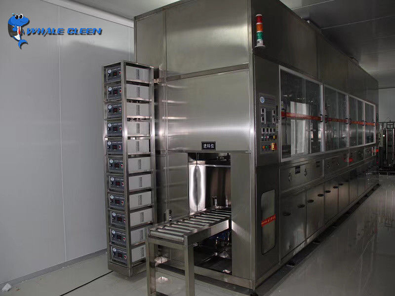 Automatical Ultrasonic Parts Cleaners Six Tanks Ultrasonic Cleaner For Auto Parts