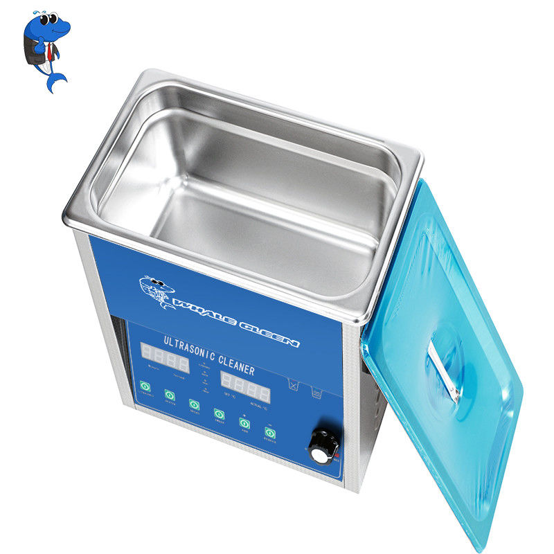 Single Phase Ultrasonic Jewelry Cleaning Machine 40khz 100W Power Adjustable