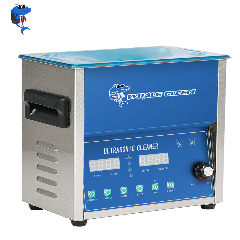 Single Phase Ultrasonic Jewelry Cleaning Machine 40khz 100W Power Adjustable