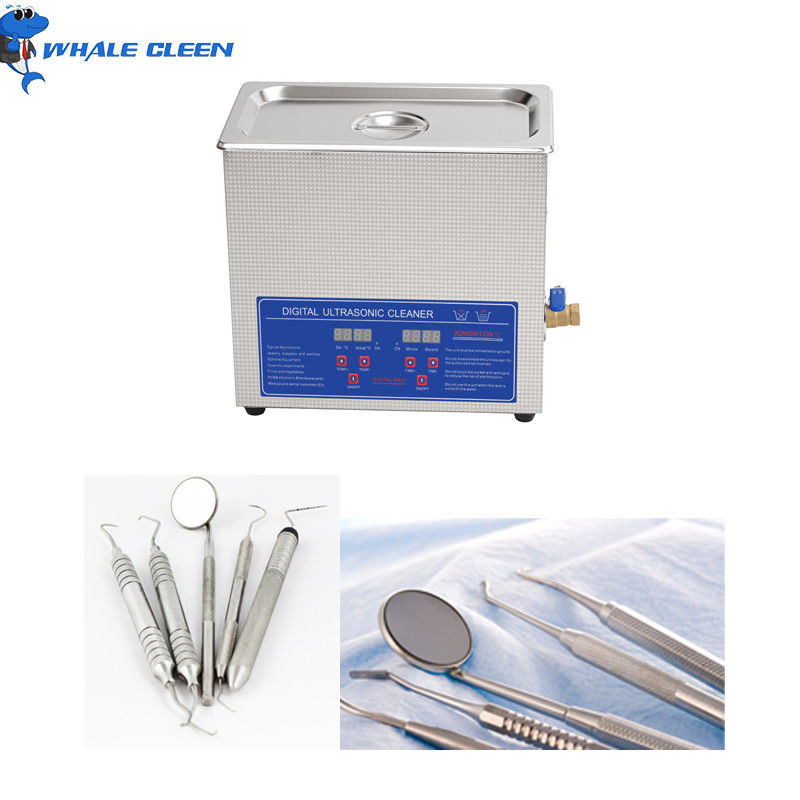 Mechanical Dental Ultrasonic Cleaner 4.5L High Frequency Sound Waves
