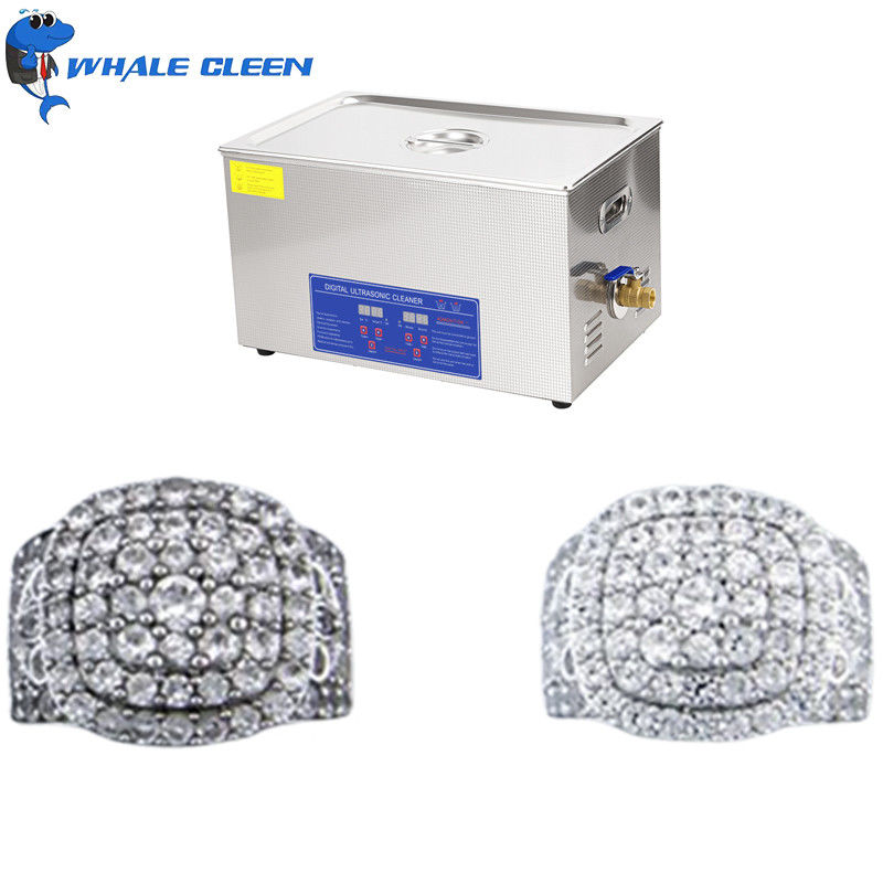 CE 6.5L Heated Ultrasonic Jewelry Cleaner For Large Quantity Jewelry Cleaning