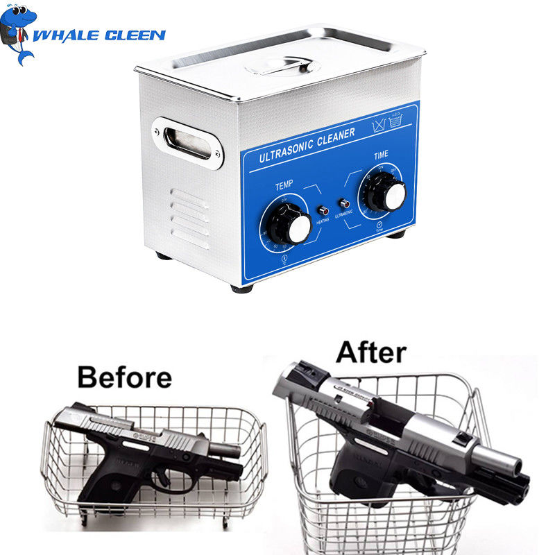 3.2L Ultrasonic Gun Cleaner 100W 20-80C Adjutable For Bullet Case