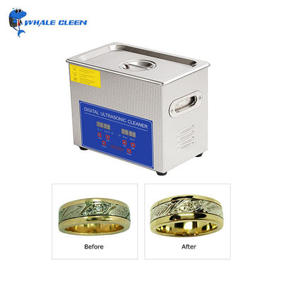Limpiador de joyas profesional de 250W con frecuencia de onda de sonido ajustable 3.2L Unidad de tamaño 26.5x16.5x22cm