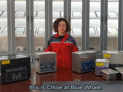 Limpiador ultrasónico de mesa Blue Whale